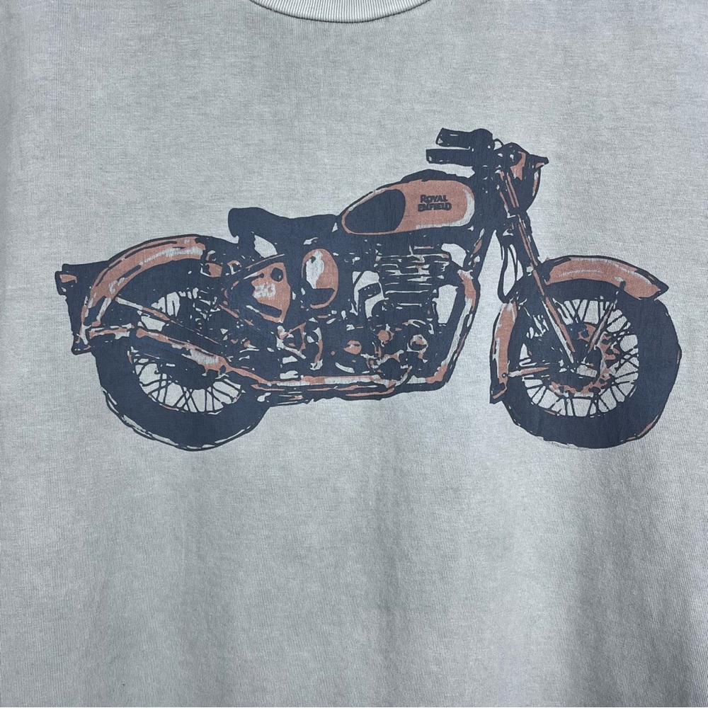Royal Enfield Men's Cotton Doule Sided Graphic Print Tee Shirt Size XL; British - Picture 3 of 13